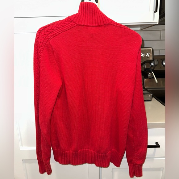 Ralph Lauren - Cable-Knit Cotton Full-Zip Sweater - Picture 3 of 6